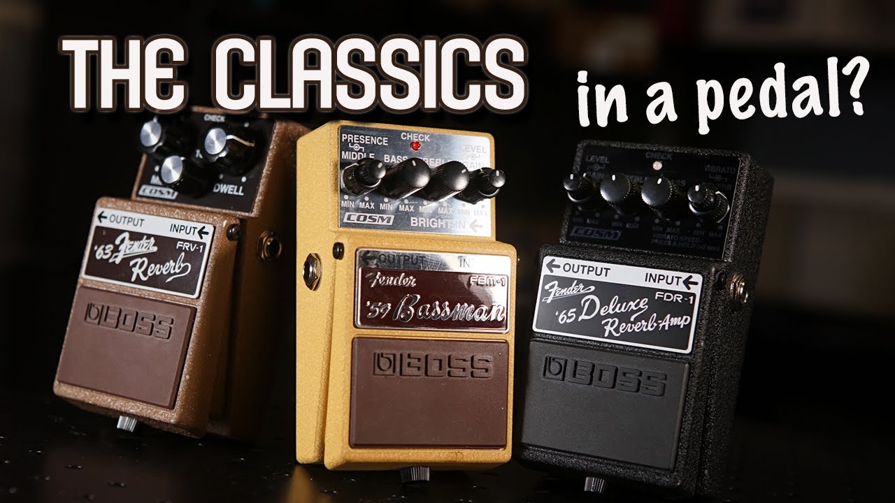 Boss / Fender Legend Pedals - Can They Fit That Into a Pedal?