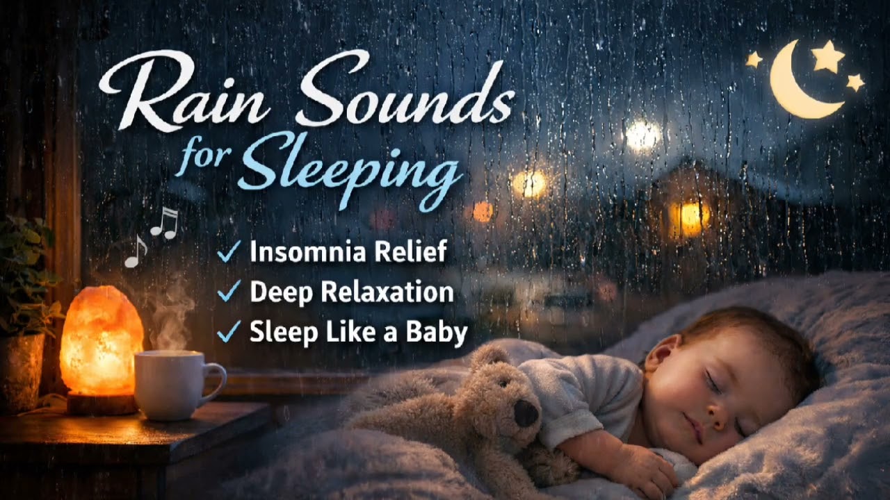 Rain Sounds for Sleeping Like a Baby | Deep Sleep ASMR 1 Hour