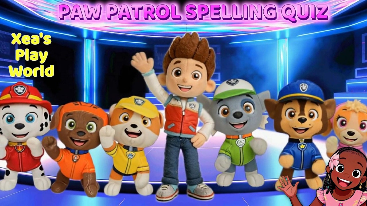 Learn How To Spell | Paw Patrol Spelling Quiz | Fun Learning Video for Kids