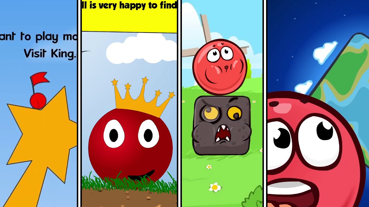 Evolution Of Endings In Red Ball Flash Games (2018-2015)