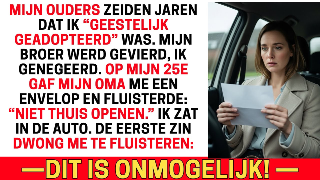 MIJN OUDERS ZEIDEN DAT IK GEEN “ECHTE FAMILIE” WAS—TOT EEN TRUST VAN 25 JAAR DE WARE ERFGENAAM...