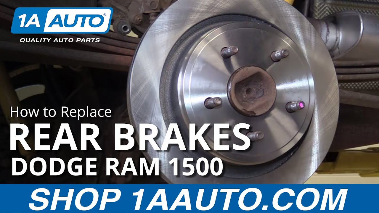 How to Replace Rear Brakes 02-10 Dodge Ram 1500