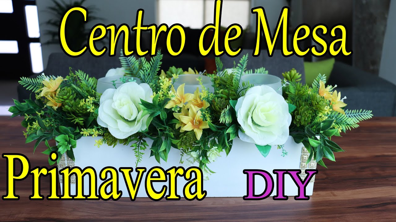 CENTRO DE MESA PARA PRIMAVERA / SPRING / manualidades / DIY