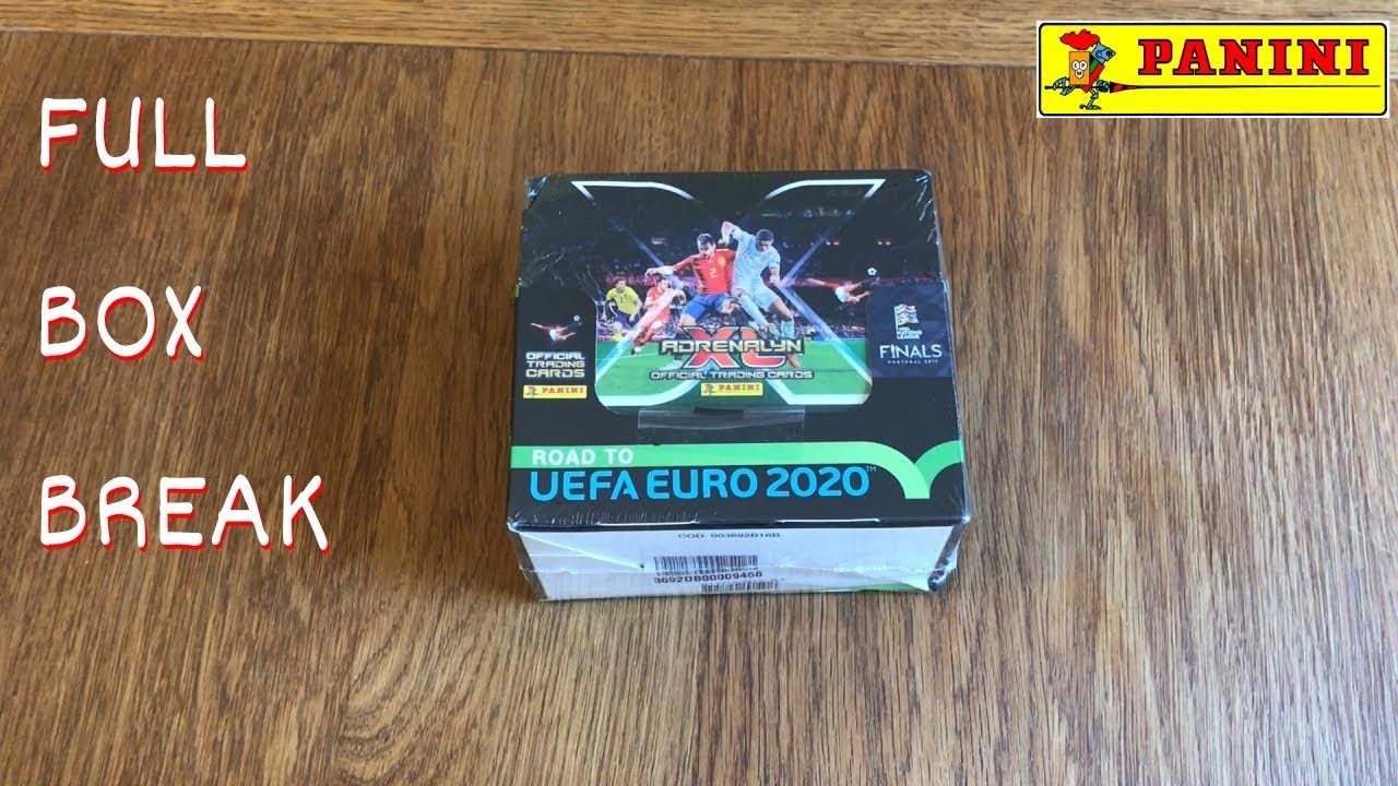 NEW PANINI ADRENALYN XL ROAD TO UEFA EURO 2020 UK FULL BOX BREAK