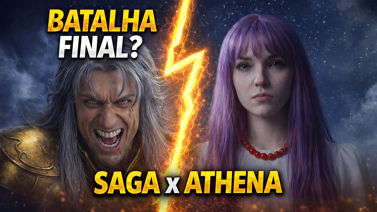 “Saga vs Athena e os Cavaleiros de Bronze: O Confronto Final!”  Segunda versão 