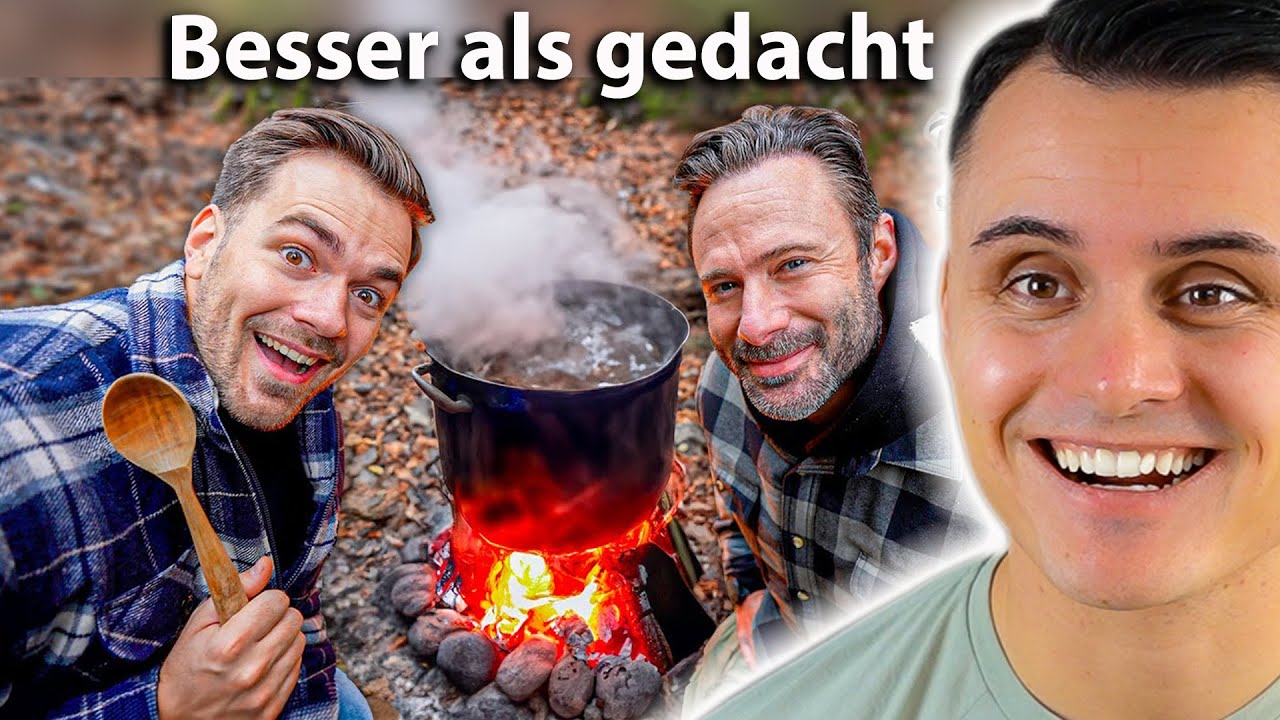 Sie kochen 1 Tag nur Outdoor 😍 I The Franklin Reaktion