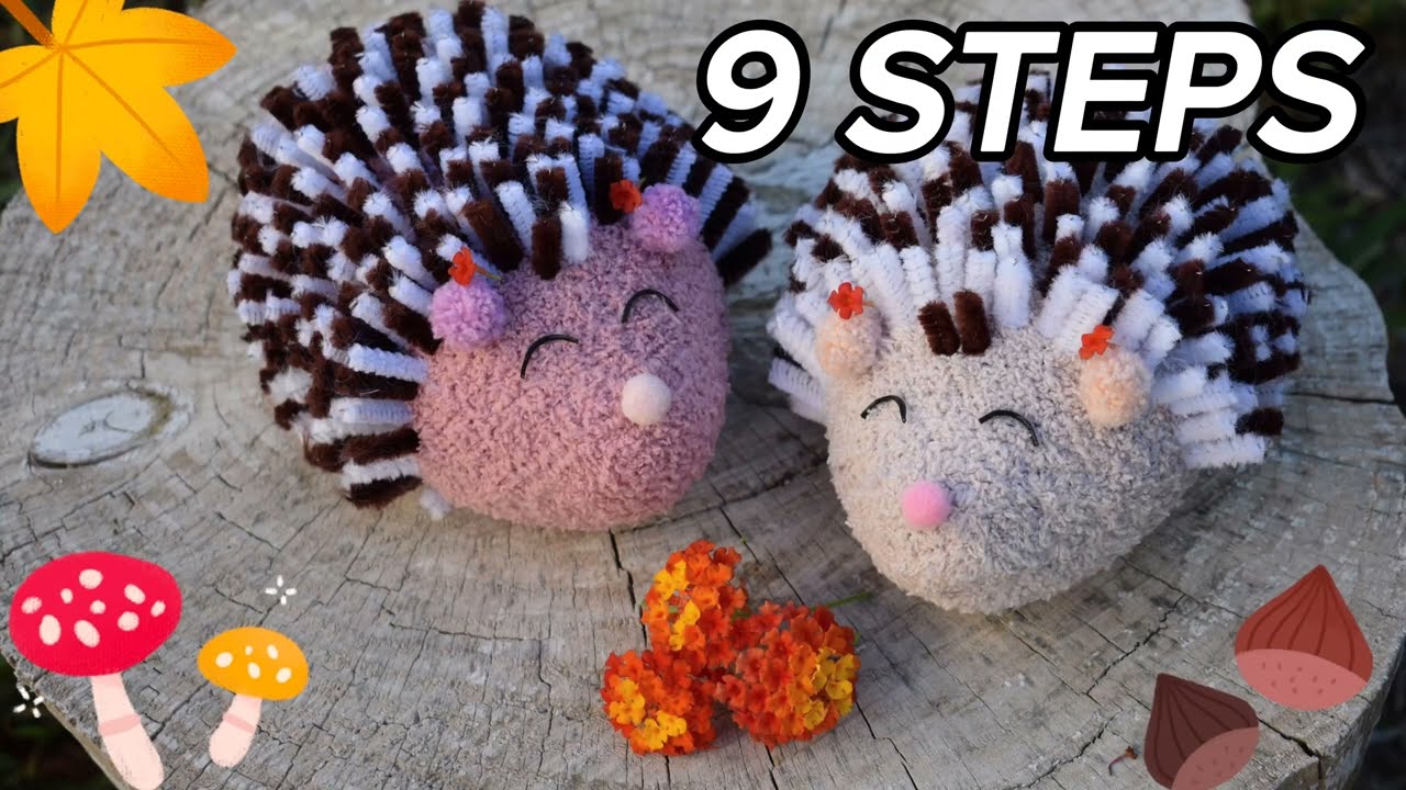 EASY SOCK CRAFTS FOR CHILDREN | Hedgehog 🦔❤️