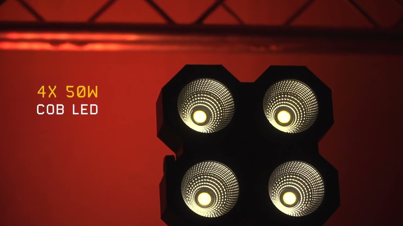 🔊 Cegadora y Estrobo BeamZ SB400 -Stage Blinder- 4x50W LED