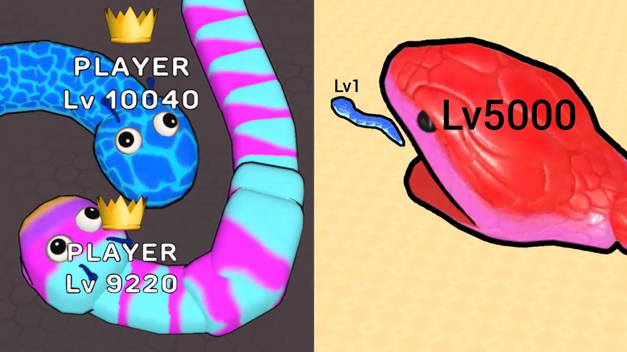 Worms.io Hungry Game VS Snake Clash:Epic Battle! Who Will Win?🔥🐍