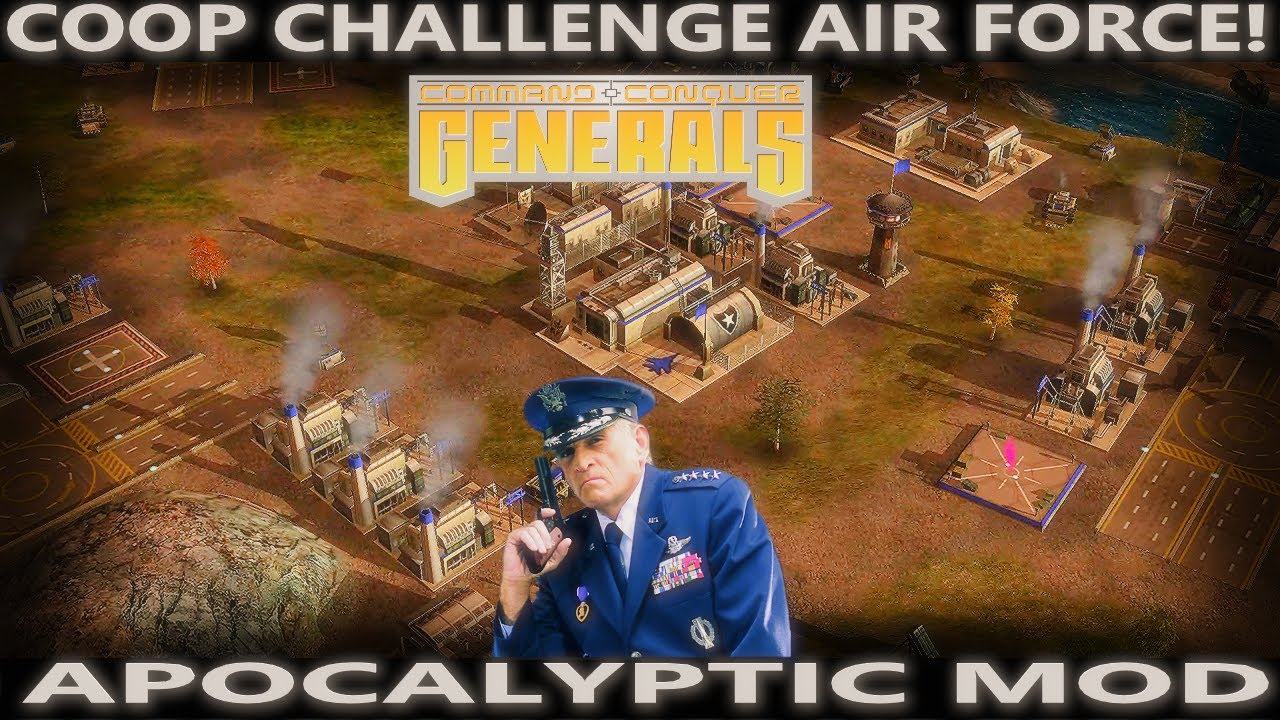 AIR FORCE COOP CHALLENGE! (APOCALYPTIC MOD) Command & Conquer TM Generals Zero Hour 2024
