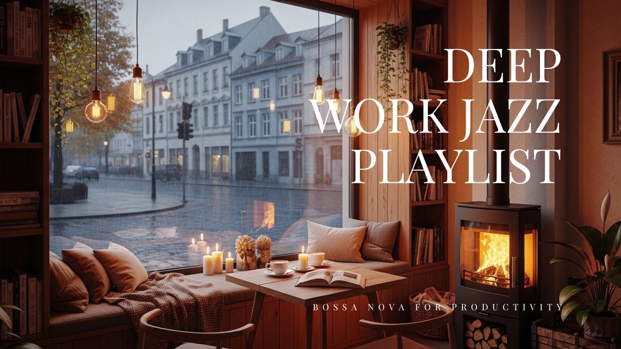 Deep Work Jazz Playlist 🎧 Bossa Nova for Productivity