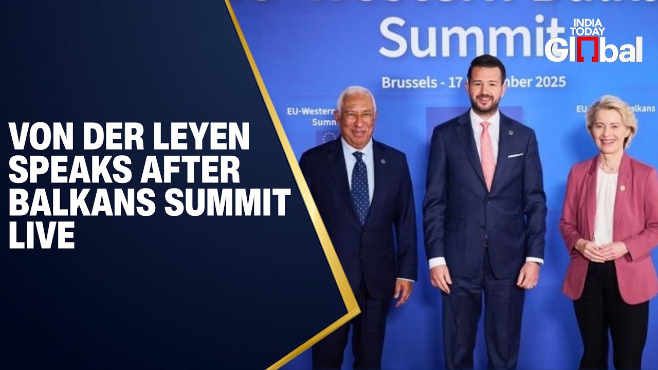 LIVE NOW: EU Leaders and Montenegro President Address Media After Western Balkans Summit