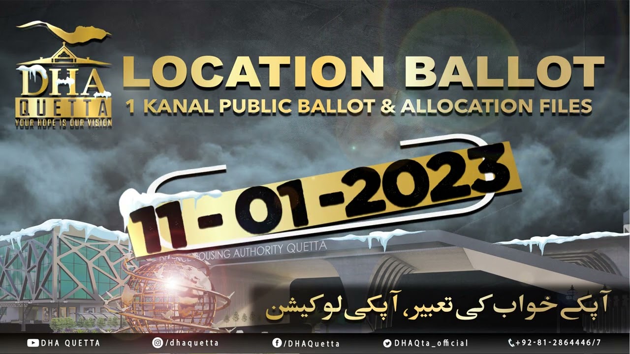 Location Ballot 1 Kanal Public Ballot & Allocation Files | 11-01-2023