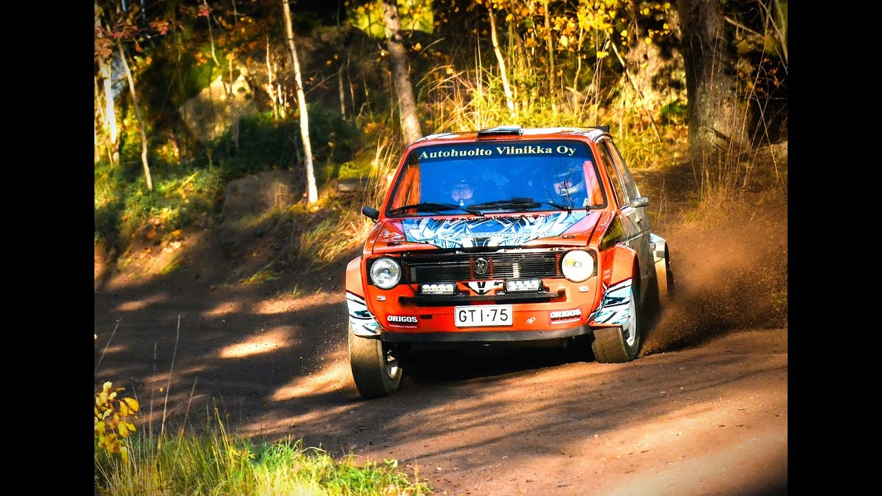 Hakevuori ralli 2024_Tikanmäki-Hartikainen_Ek 5 InCar_Golf Mk1 GTI-75