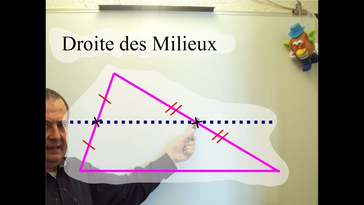 Droite des milieux dans un triangle