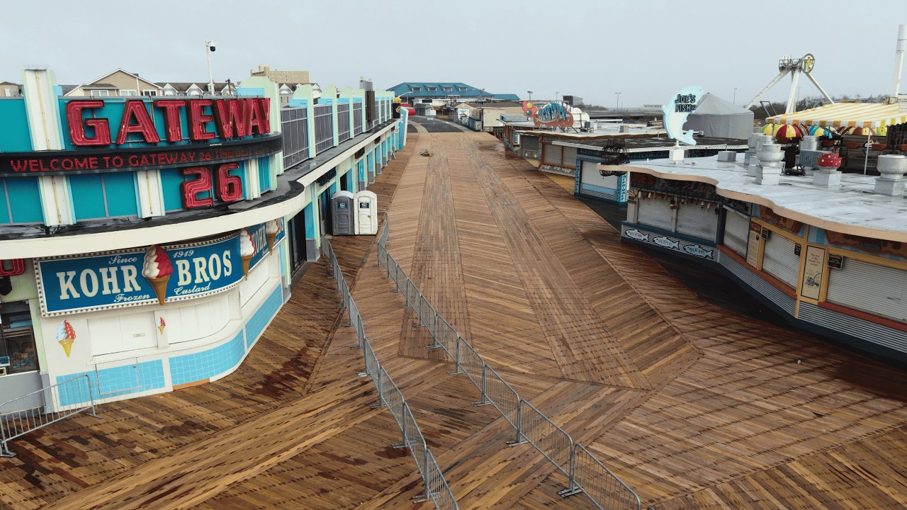 FIRST LOOK - A North Wildwood's New Boardwalk