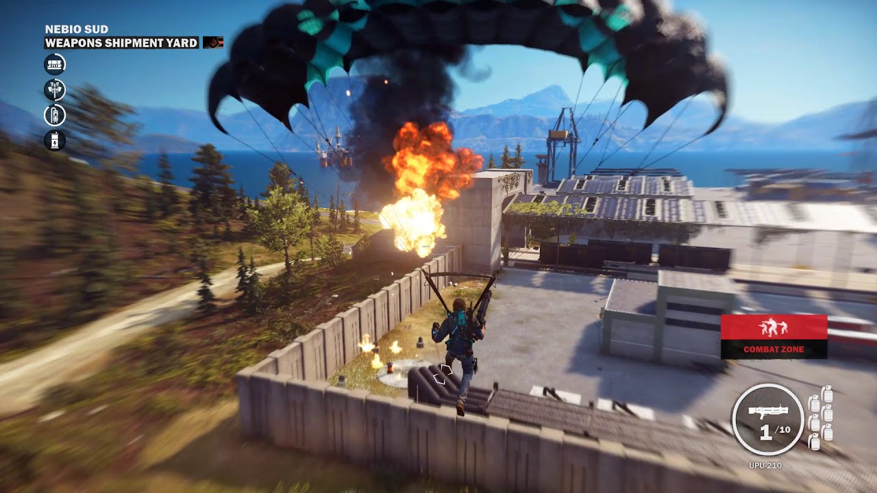 [PC] Just Cause 3 Mech Land Assault Weapons Depot - Weapons Shipment Yard