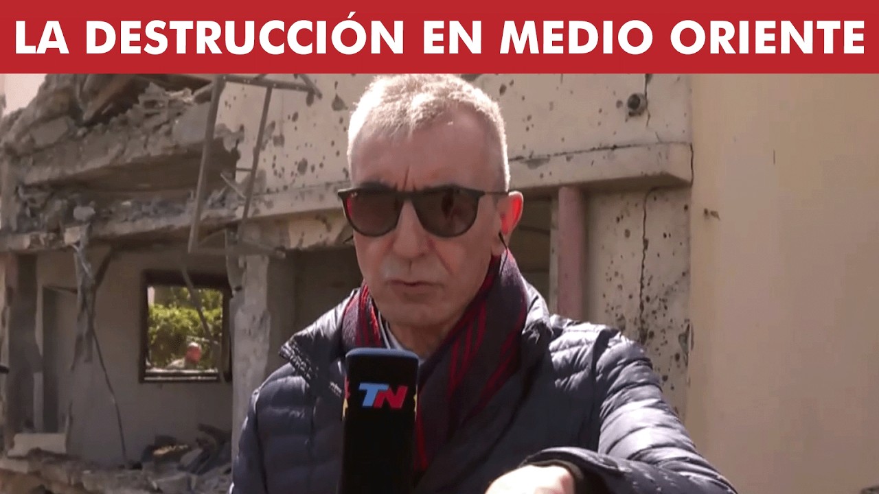 NELSON CASTRO MOSTRÓ EN DETALLE LA DESTRUCCIÓN QUE PROVOCAN LAS BOMBAS RACIMO EN MEDIO ORIENTE
