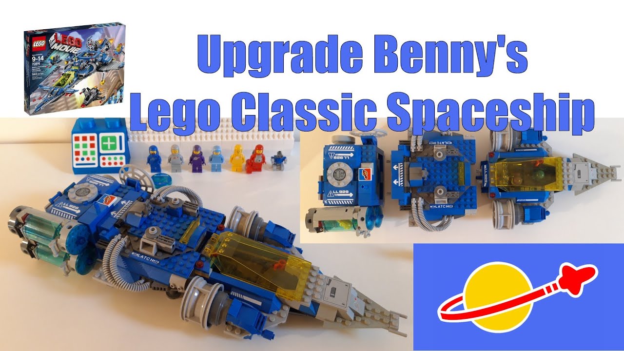 Upgraded Benny's Classic Lego Spaceship 929