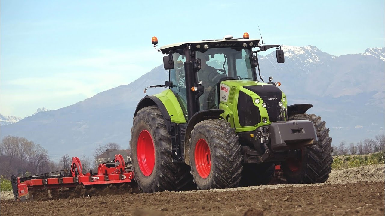 Claas Axion 850 | Erpice Maschio Jumbo 7 metri