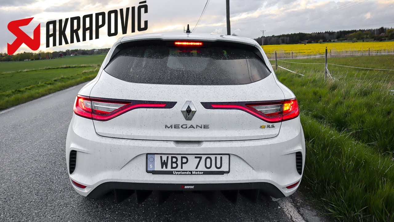 RENUALT MEGANE RS TROPHY-R SOUND TEST AKRAPOVIC