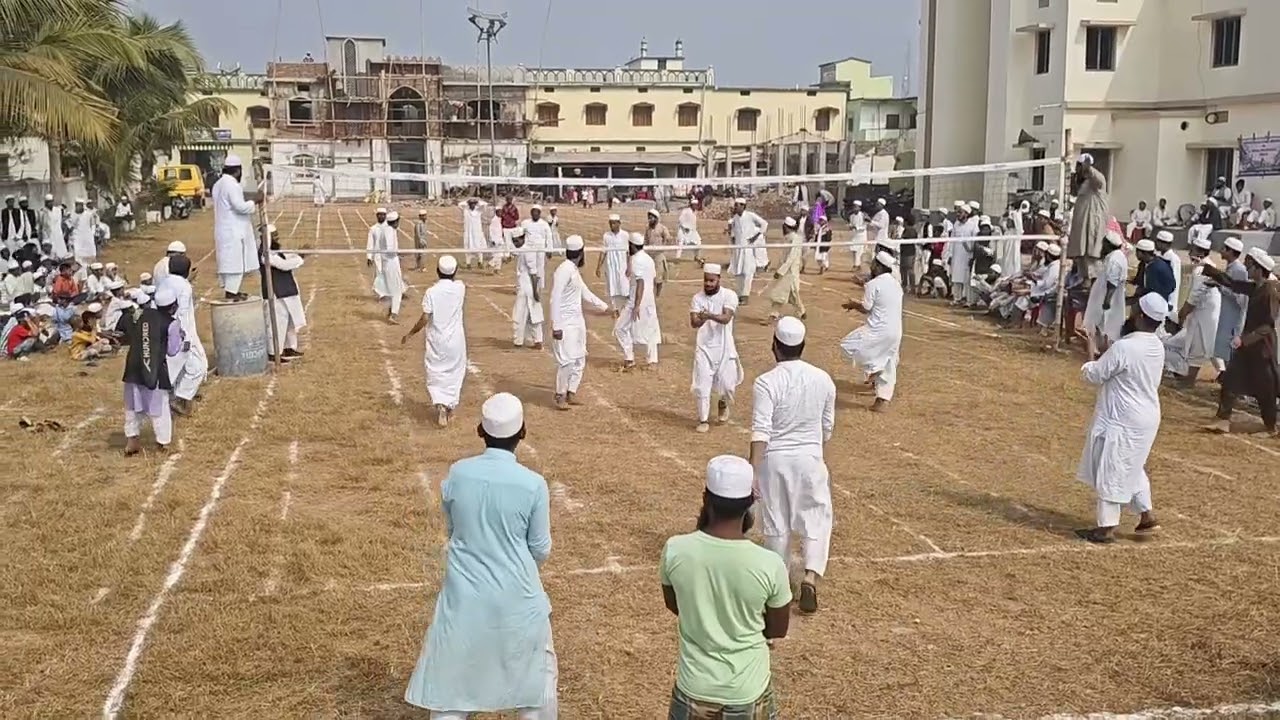 Vollyball Match - Annual Athletic Meet Of Jamia Ashraful Uloom Kendrapara 