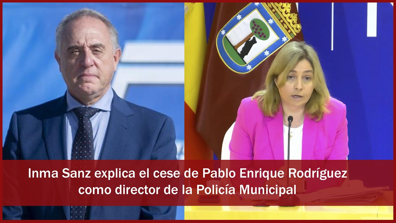 Inma Sanz explica el cese de Pablo Enrique Rodríguez como director de la Policía Municipal