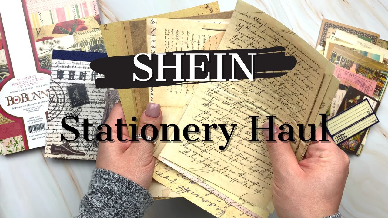 HUGE Shein Stationery Haul | stickers & paper unboxing