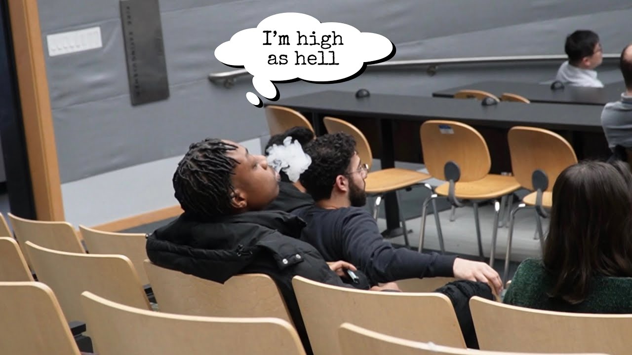 Vaping Inside College Lecture Prank** COPS CALLED**