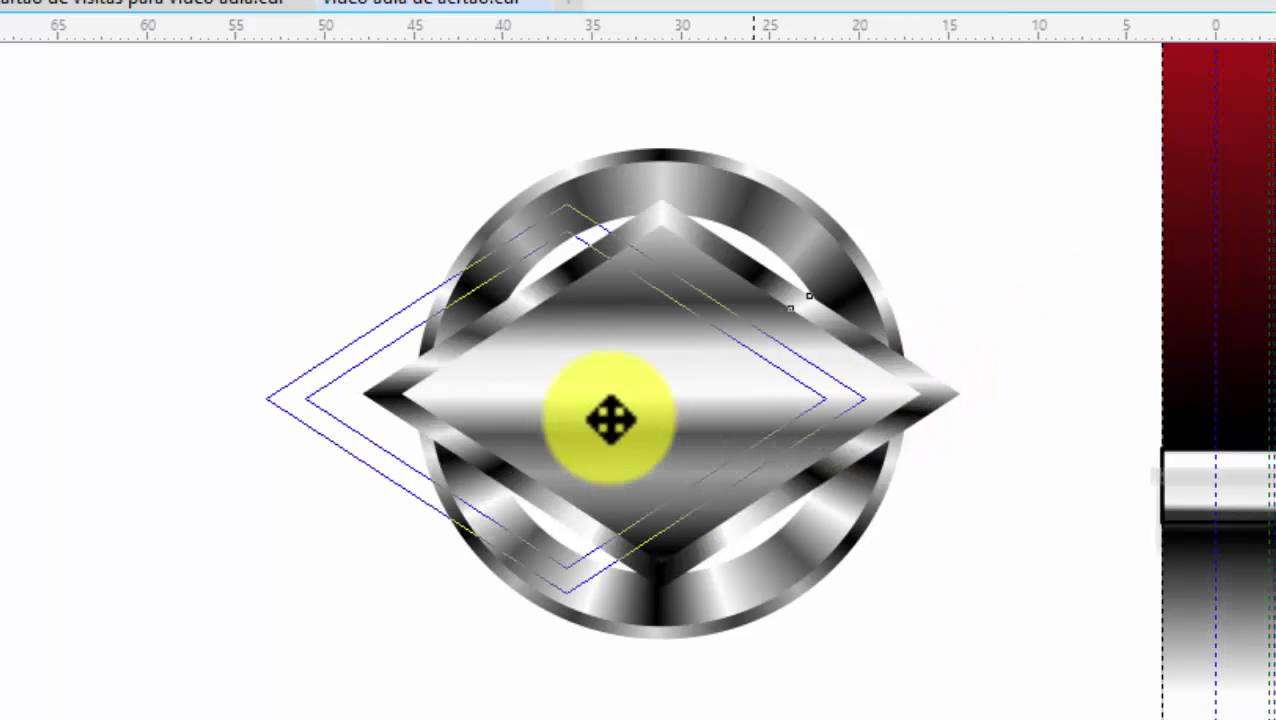 Como fazer logo Metal Prateado no CorelDraw X7