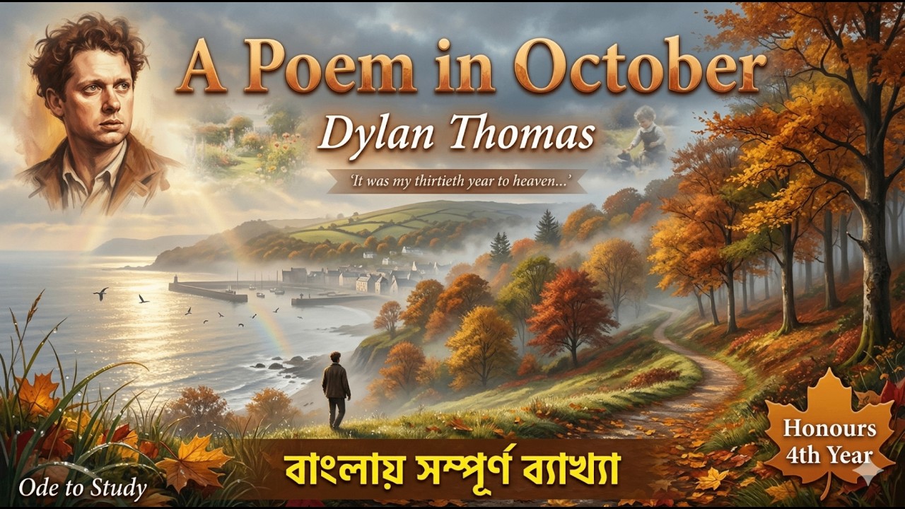 A Poem in October by Dylan Thomas | Summary, Theme & Analysis | Honours 4th Year