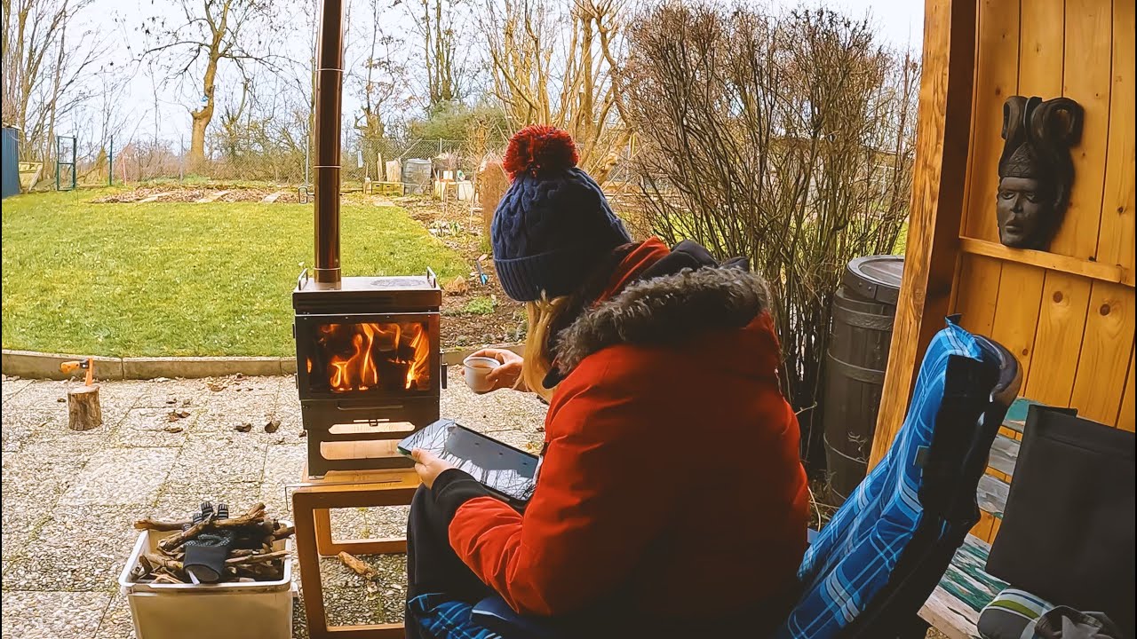 Testam ultimul model de MINI SOBA PE LEMNE, perfecta pentru CAMPING