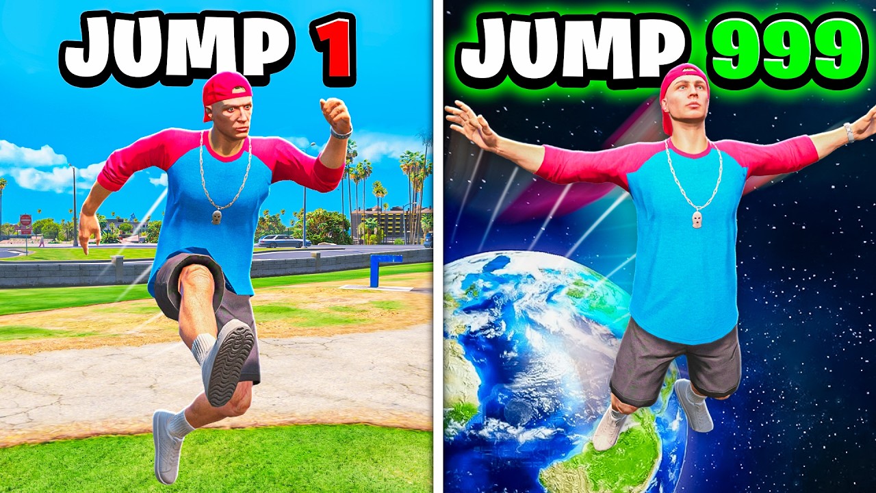 ich springe 999.999 METER in GTA 5!