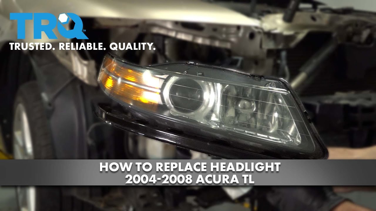 Как заменить фару на Acura TL 2004-2008 годов