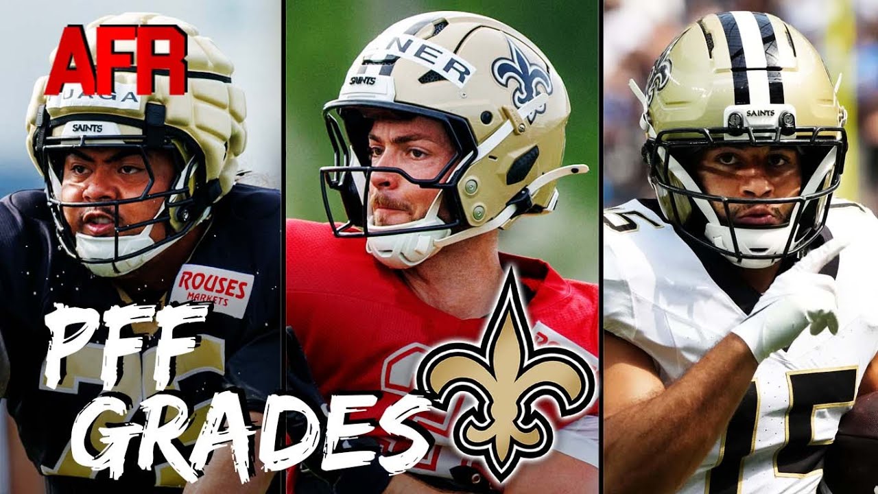 New Orleans Saints Shocking PFF Grades! | Will Clapp, Trevor Penning Injury Updates
