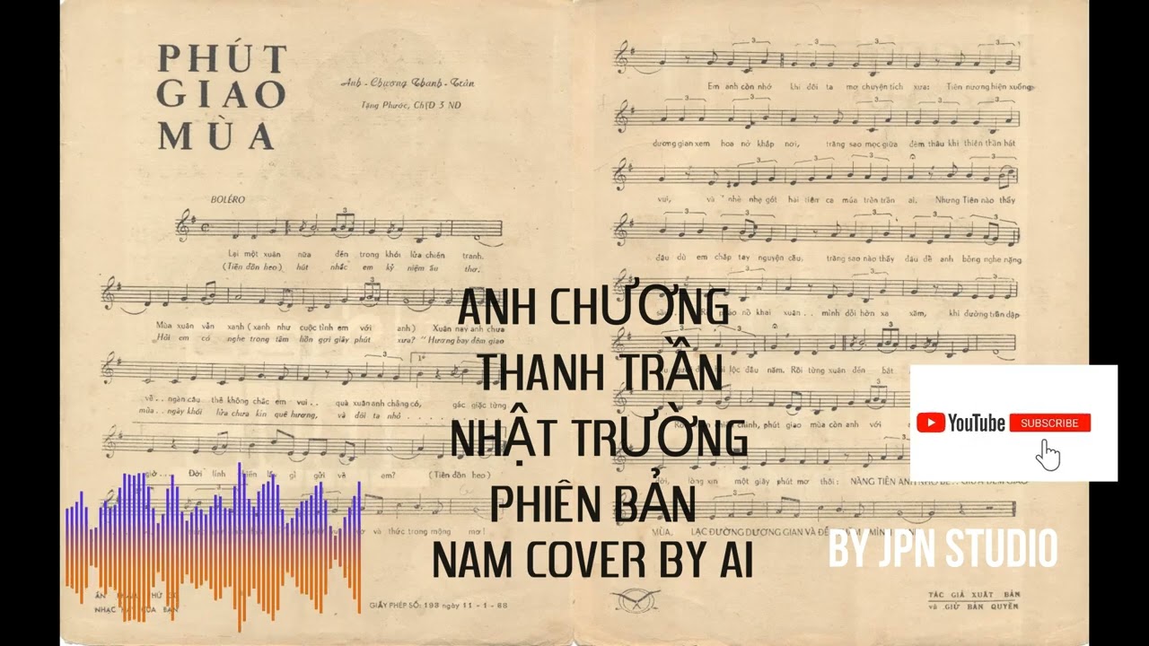 PHÚT GIAO MÙA- Hy vọng bản cover BY SUNO AI , sẽ chạm đến trái tim bạn theo một cách thật khác - JPN
