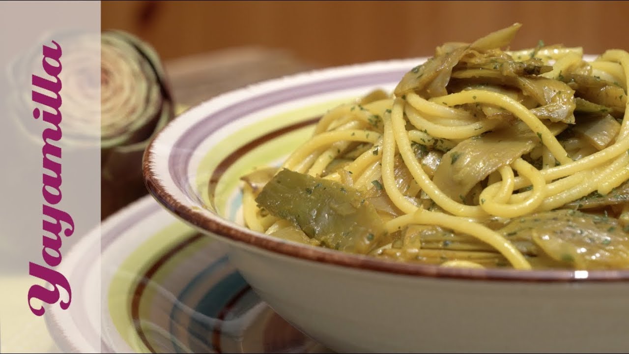Spaghetti Carciofi e Zafferano | Artichokes and Saffron Spaghetti