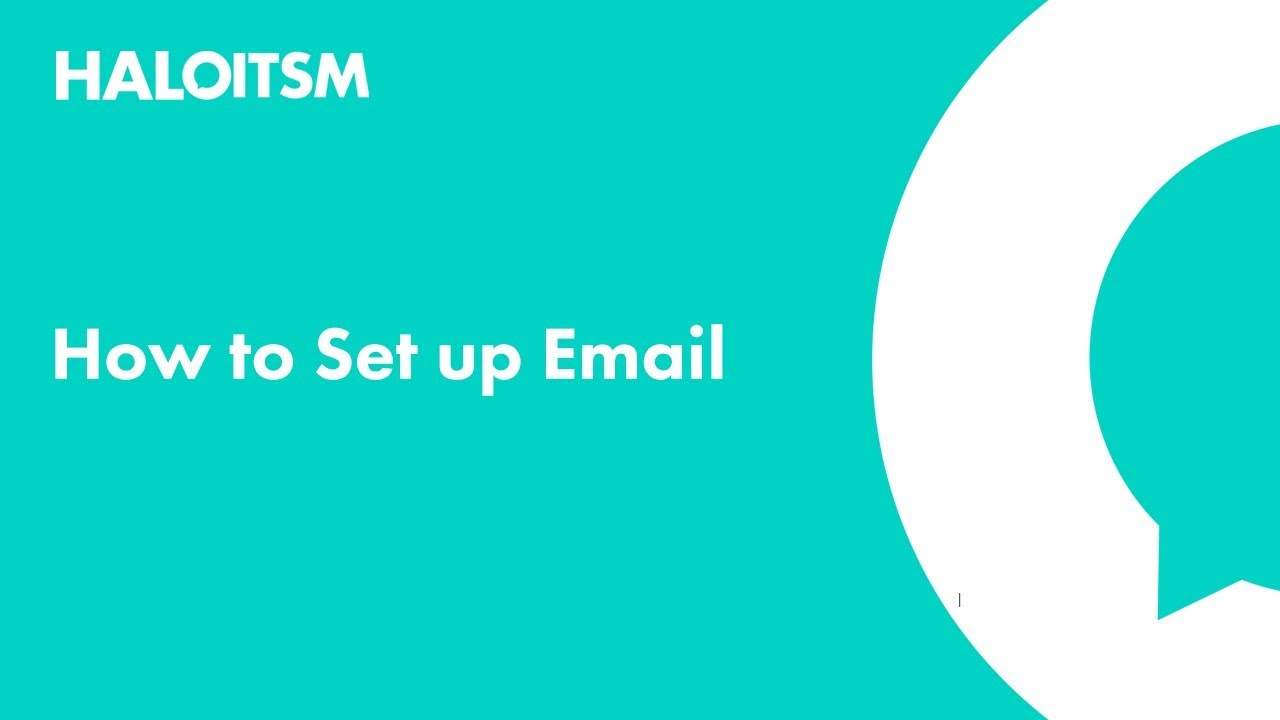Настройка электронной почты в HaloITSM