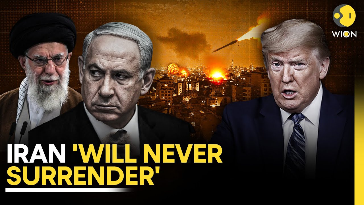 Israel-Iran War LIVE: Iran's Khamenei Rejects Trump's Demand For Surrender | World News | WION LIVE