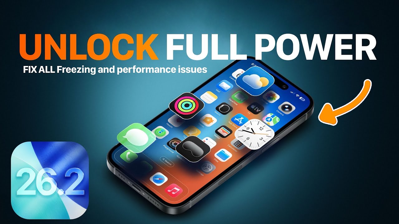 Fix ALL Freezing and Performance ￼issues on iPhone in iOS 26.2