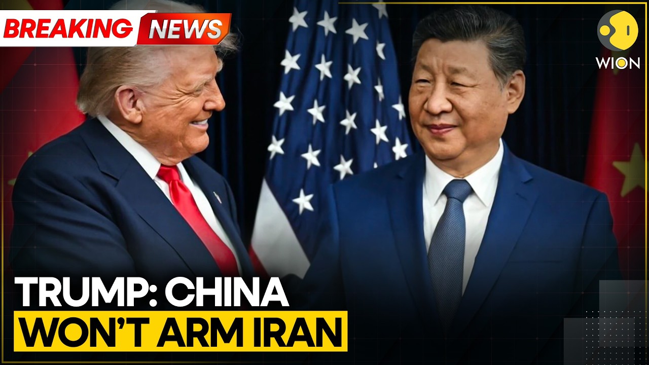 BREAKING: Trump Claims China Won&rsquo;t Arm Iran, Says Beijing 'Very Happy' With Hormuz Move | WION