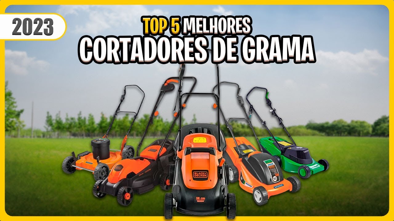 Qual Melhor CORTADOR DE GRAMA ELÉTRICO em 2023? 5 opções Custo-Benefício ✅