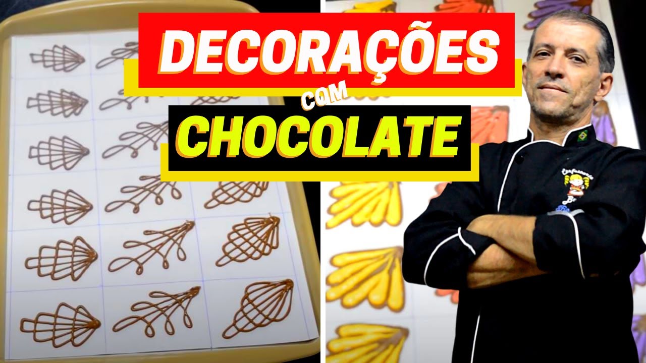 Ideias de arabescos para você decorar bolos e doces simples e fácil de se fazer
