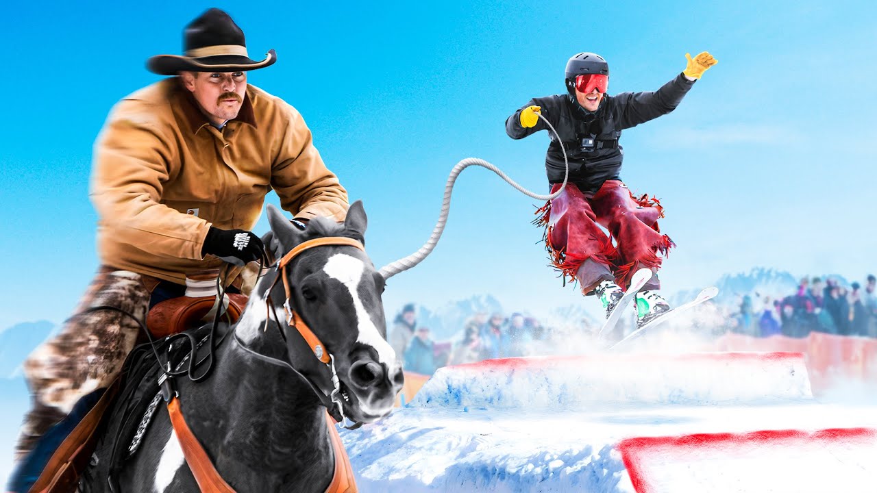 We Tried Extreme Horse Ski Racing (Skijoring)