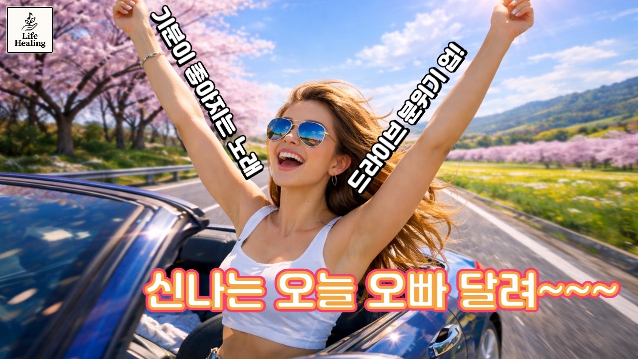 🌸 Spring Drive | 봄바람 질주 🌸 감성 여성보컬 EDM 드라이브 음악