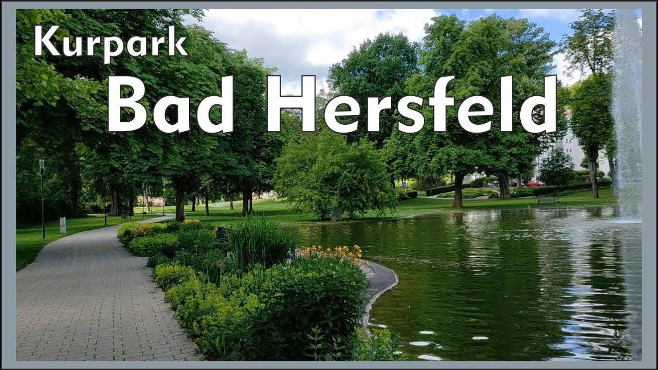 Kurpark Bad Hersfeld /Kreis Hersfeld Rotenburg Hessen / Germany 2022
