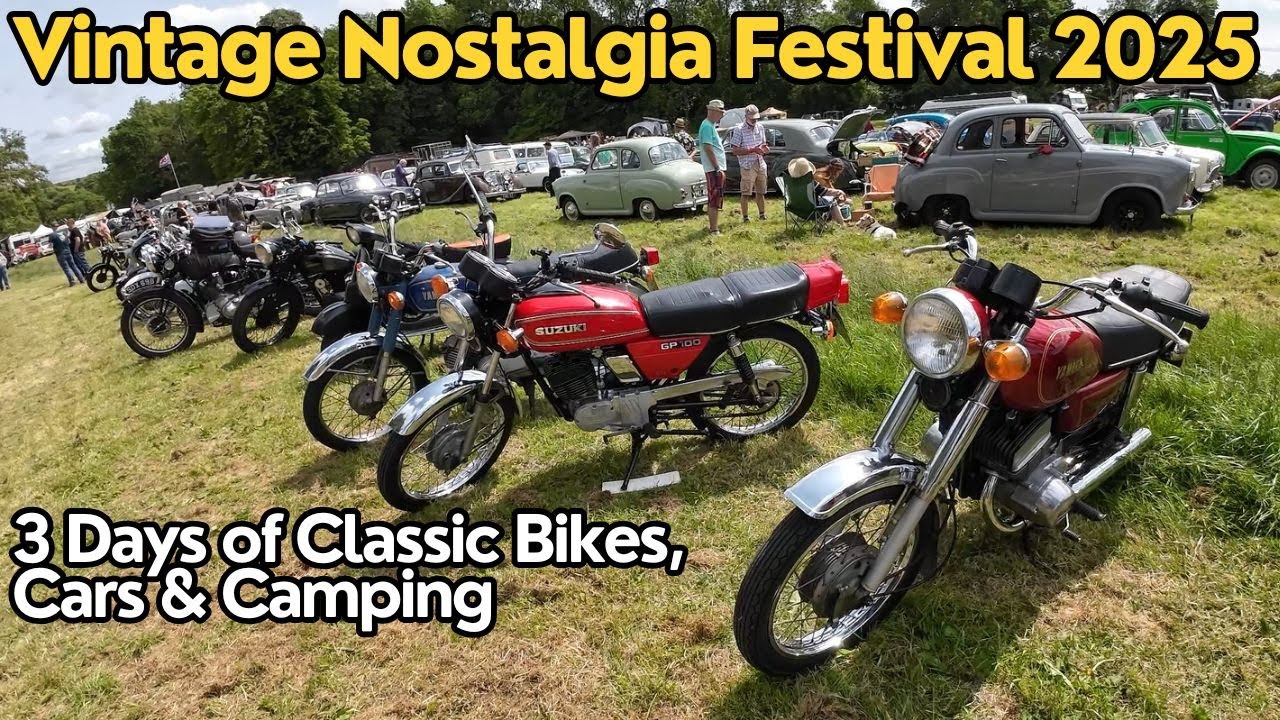 Vintage Nostalgia Festival 2025 – Classic Bikes, Cars & Camping in Wiltshire