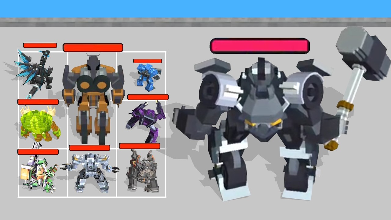 MERGE CRAFT ROBOT BATTLES - Merge Monster, Merge Master Robot | New Episode!