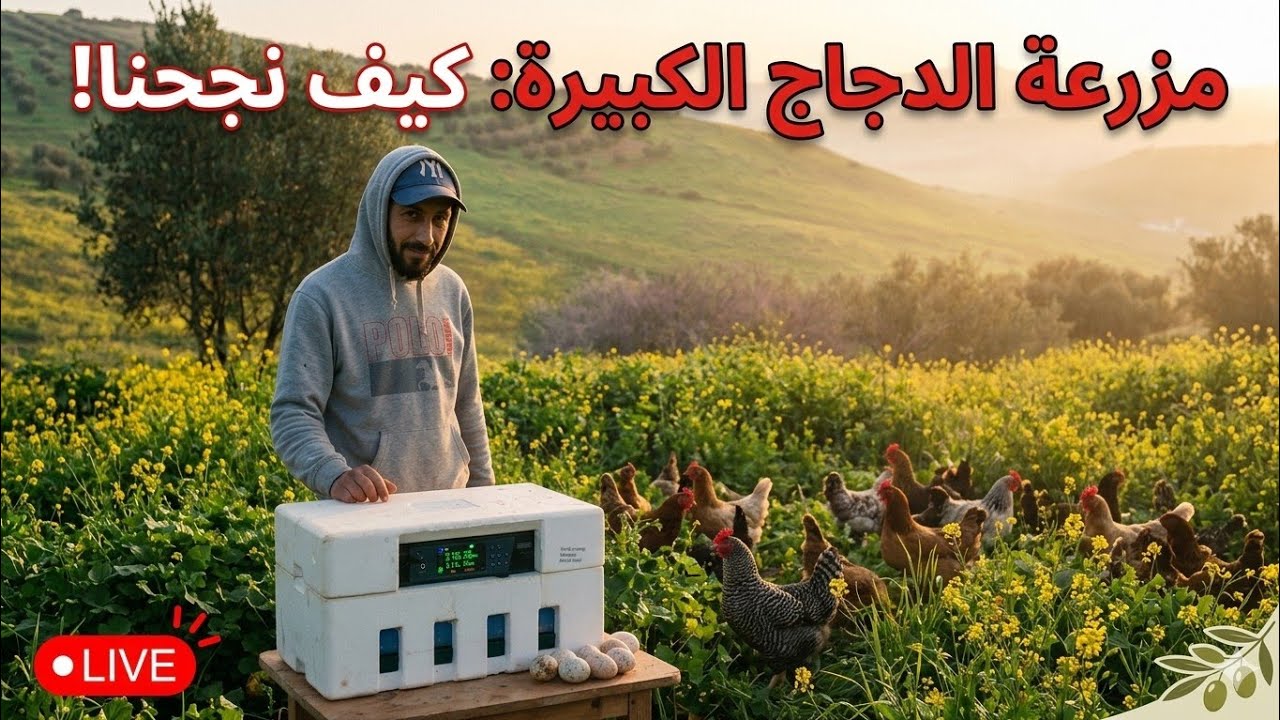 مشروع الفقاصة الصغيرة في تطور كبير والكتاكيت اصبحت قطيع الحمد لله 