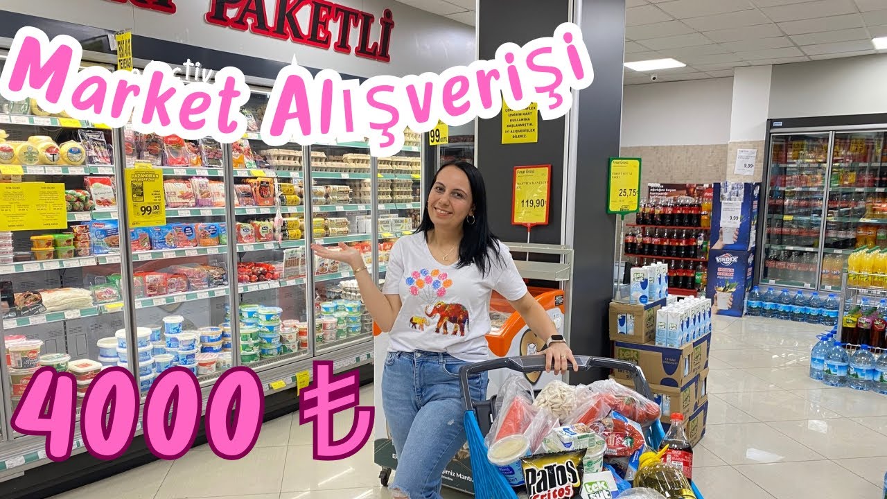 4000₺ AYLIK MARKET ALIŞVERİŞİ🛒NELER ALDIK?GÜNCEL FİYATLAR?